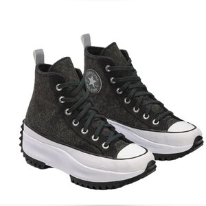 CONVERSE Run Star Hike High Dark Grey/Black/Silver, Sz 7.5 W (6M), Retail $140
